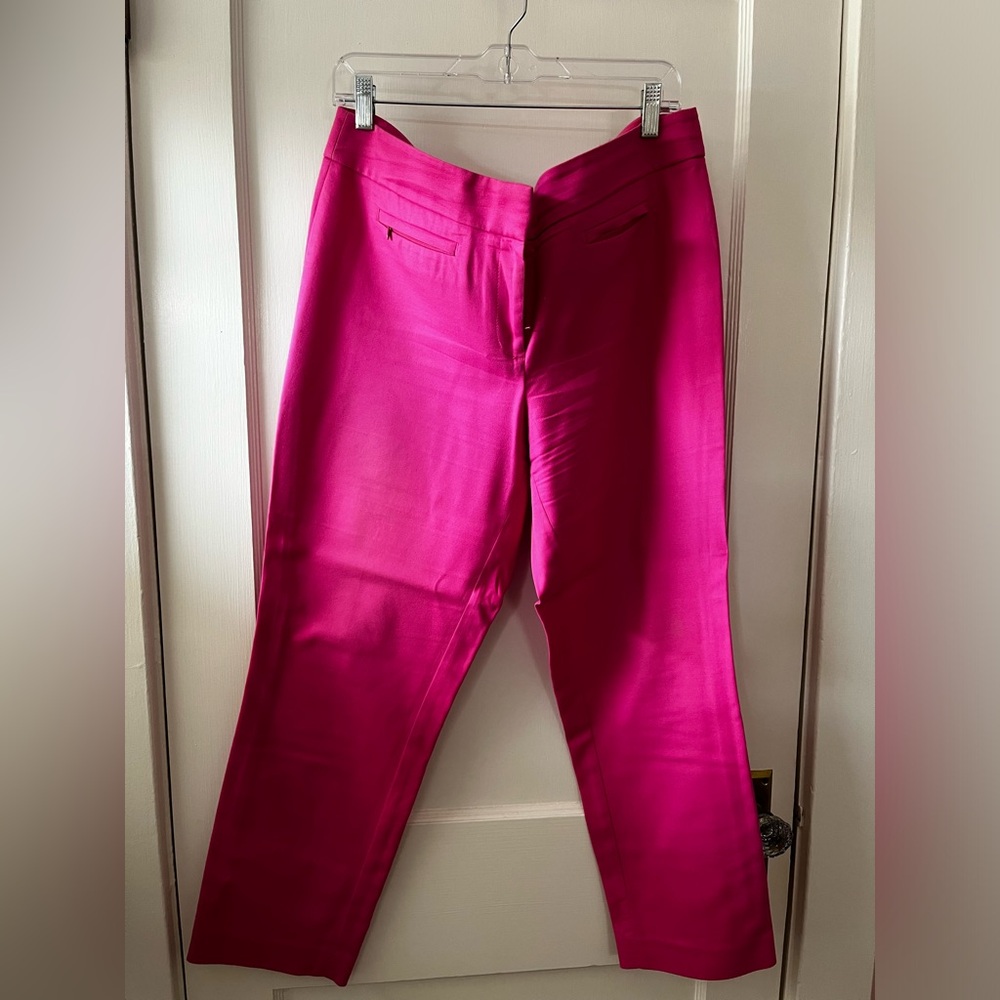 Hot  pink ankle pants